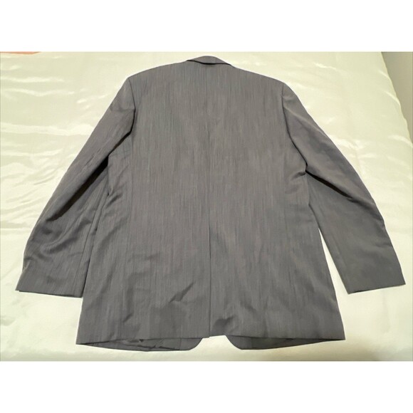 ALEXANDRE London Blazer Jacket Sport Coat Pure New Wool Gray Sz 44 L Saville Row - Picture 11 of 16